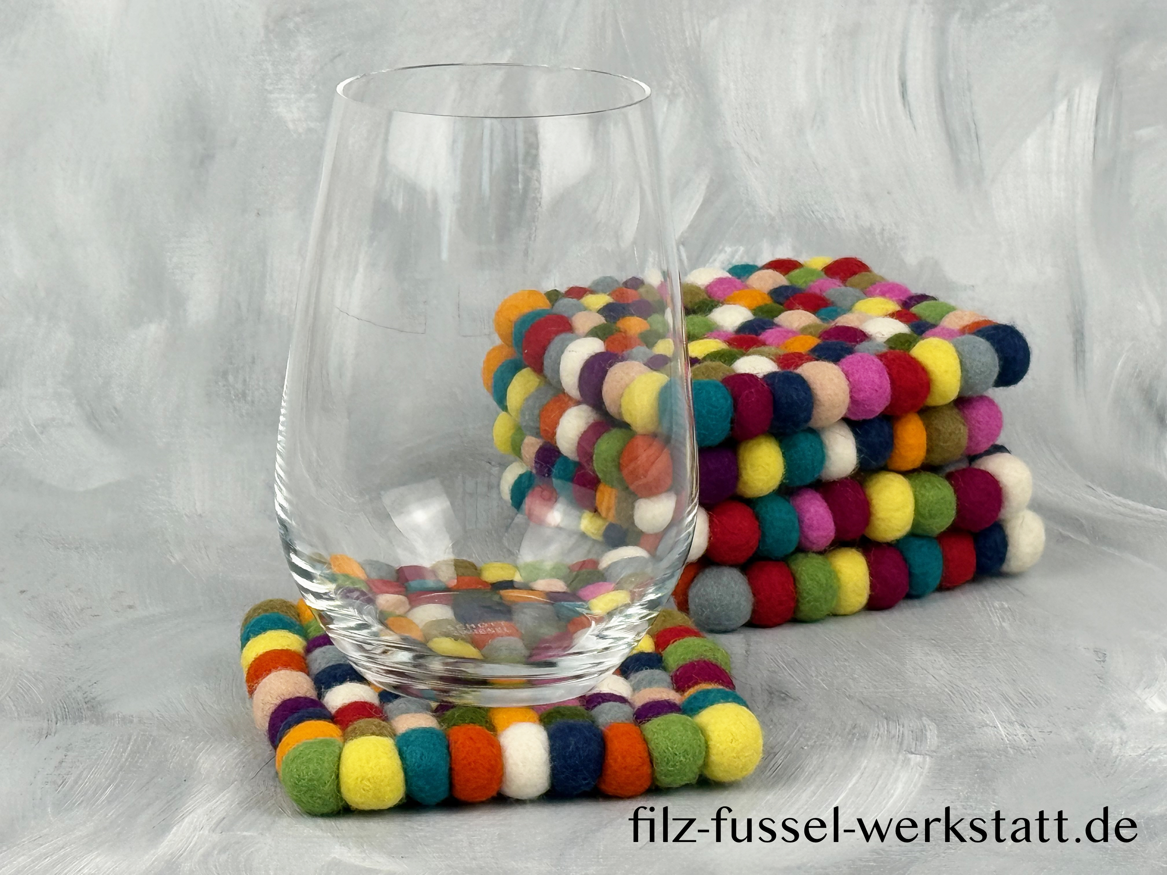 gefilzter Untersetzer