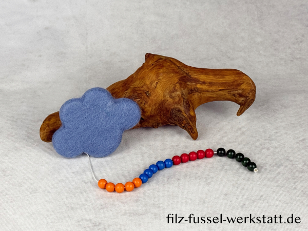 Rechenketten mit Filzanhänger