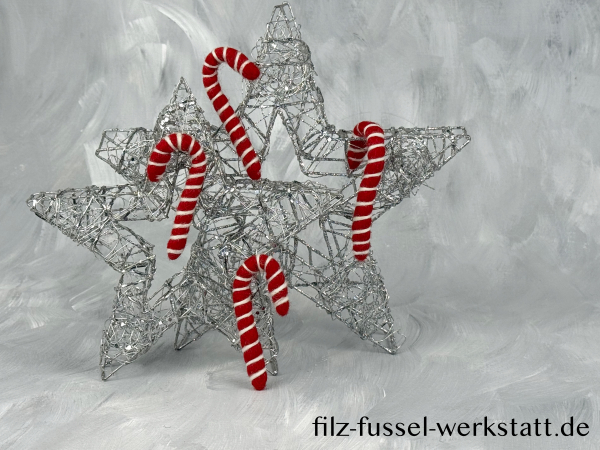 Zuckerstangen rot/weiß, Weihnachten