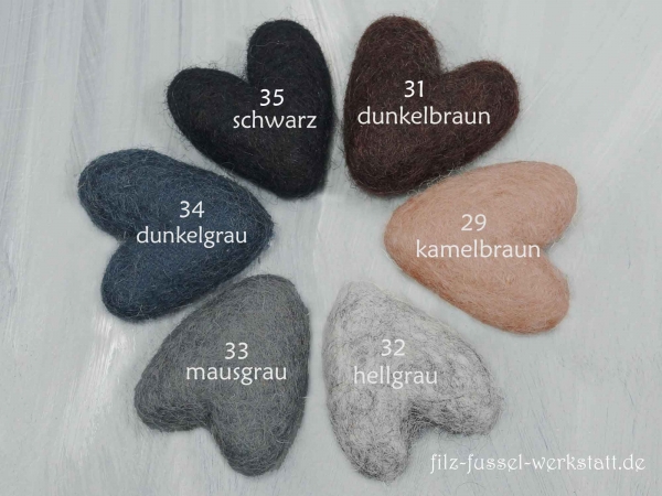 Filzherzen