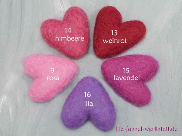Filzherzen