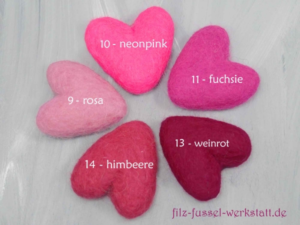 Filzherzen