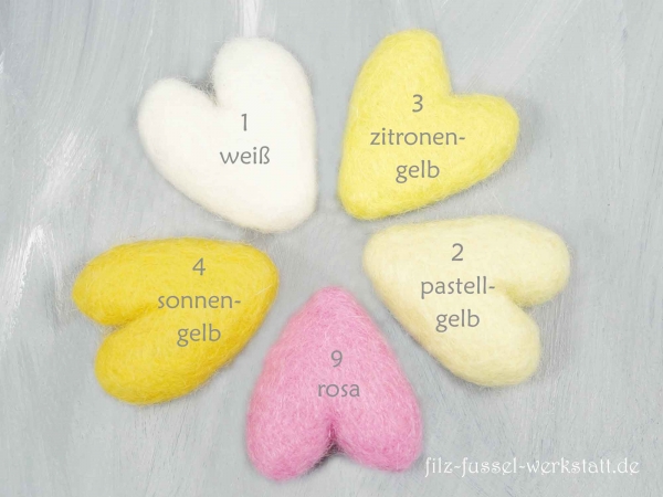 Filzherzen