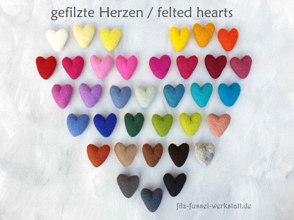 Filzherzen