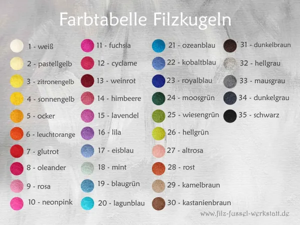Filzherzen 4,6,8cm mit Schlaufe