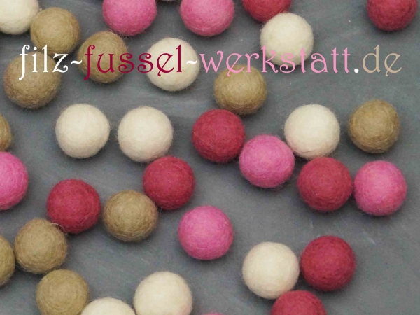 Filzkugeln Detail