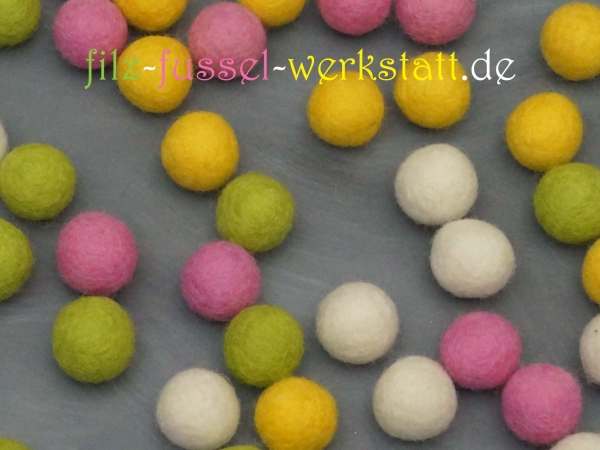 Filzkugeln Detail