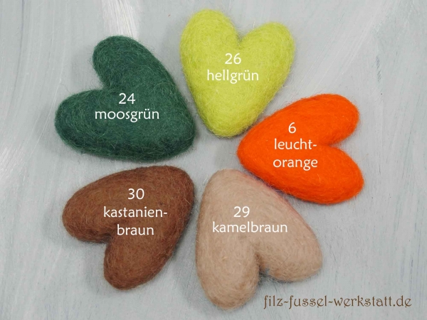 Filzherzen
