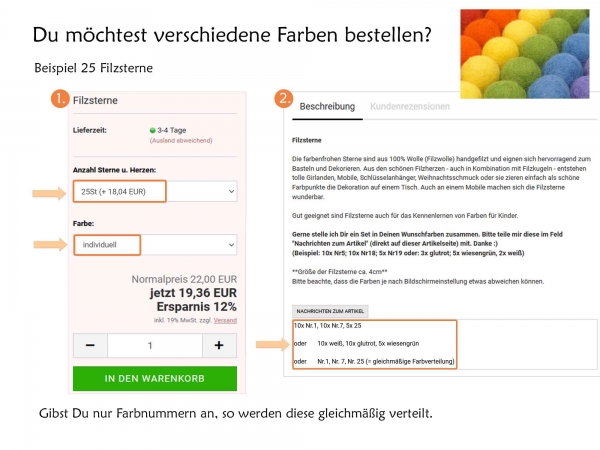 Filzherzen