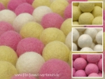 Filzkugeln pastell